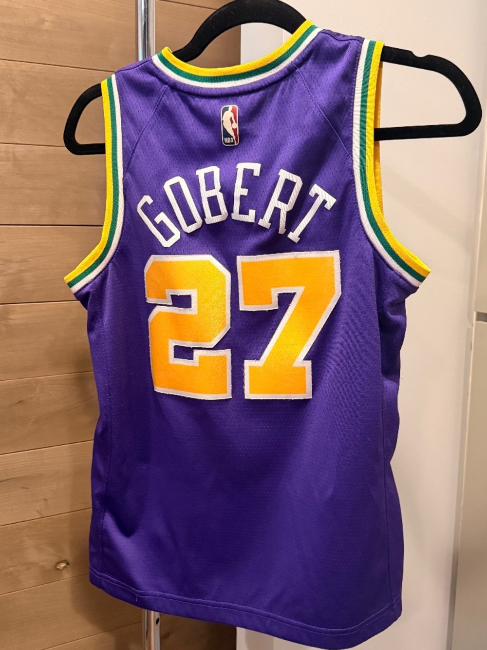 Utah Jazz Rudy Gobert #27 Retro "City Edition" 80s/90s - Size M